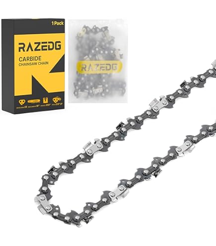 ZENTOP Carbide Chainsaw Chain 16 Inch, 043